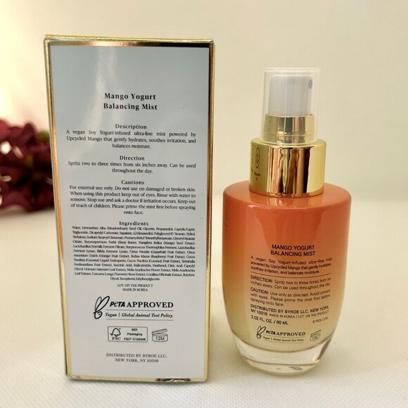 Byroe Mango Yogurt Balancing Mist Full Size - Picture 3 of 3